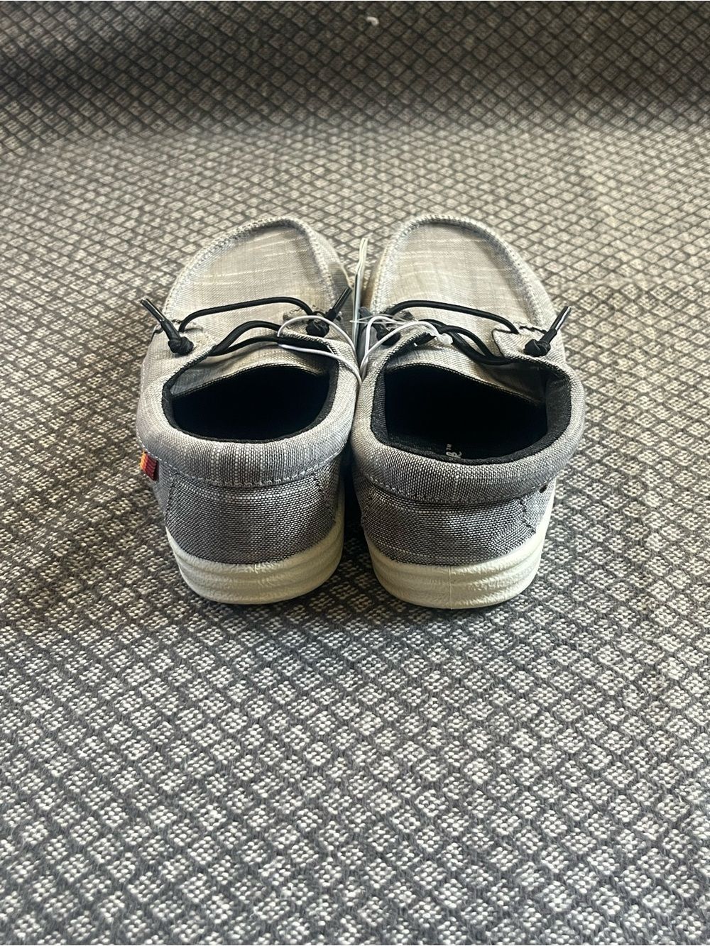 Cat & Jack Kids Gray Canvas Boat Shoes Size 1 Slip On NWT - Picture 4 of 6